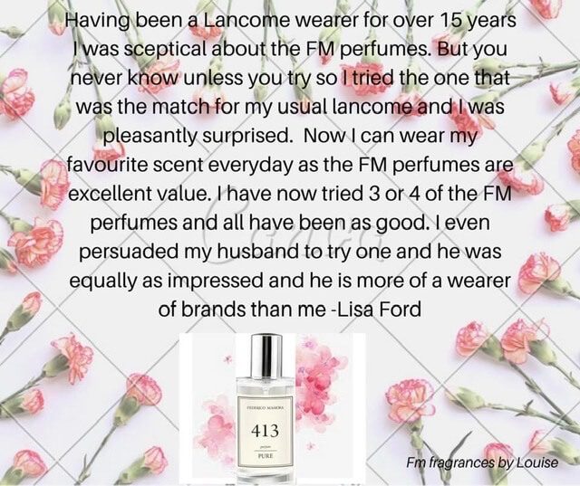 FM no.413 perfume review 