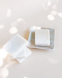 Different types of soap bars 