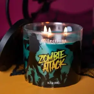 Halloween pumpkin candles 