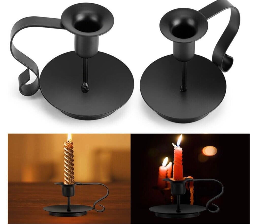 Christmas candle holders 