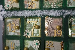 Candle advent calendar