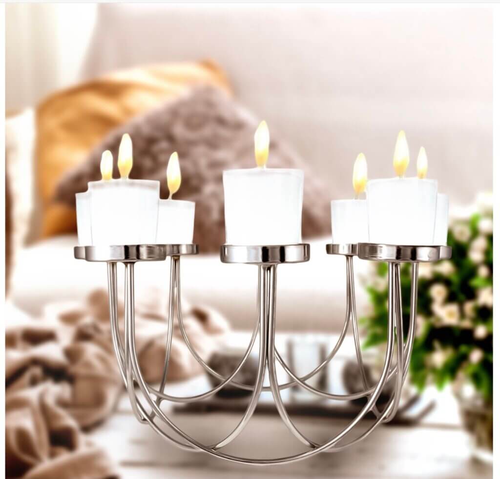 Christmas candle holders