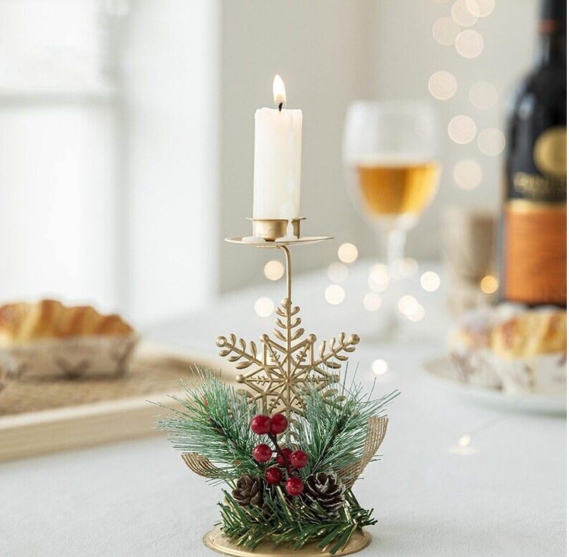 Christmas candle holders Affordable Fragrances — free download