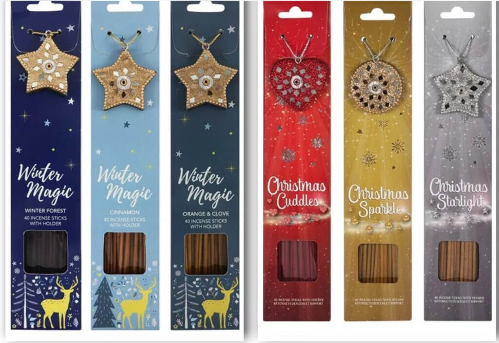 Christmas incense sticks