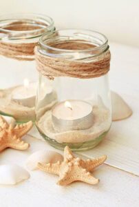 Reuse candle jars