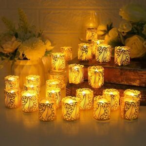 personalised wedding candles 
